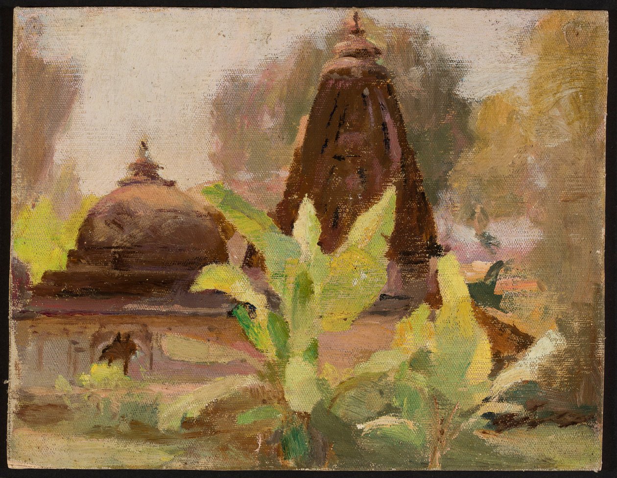 Ahmedabad - Templo jainista. De un viaje a la India de Jan Ciągliński