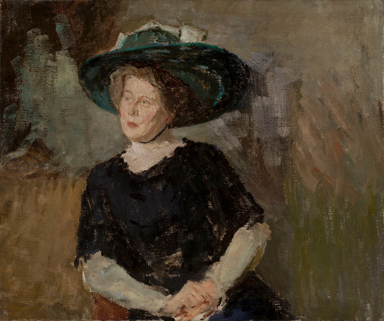 Dama con sombrero de Jan Ciągliński