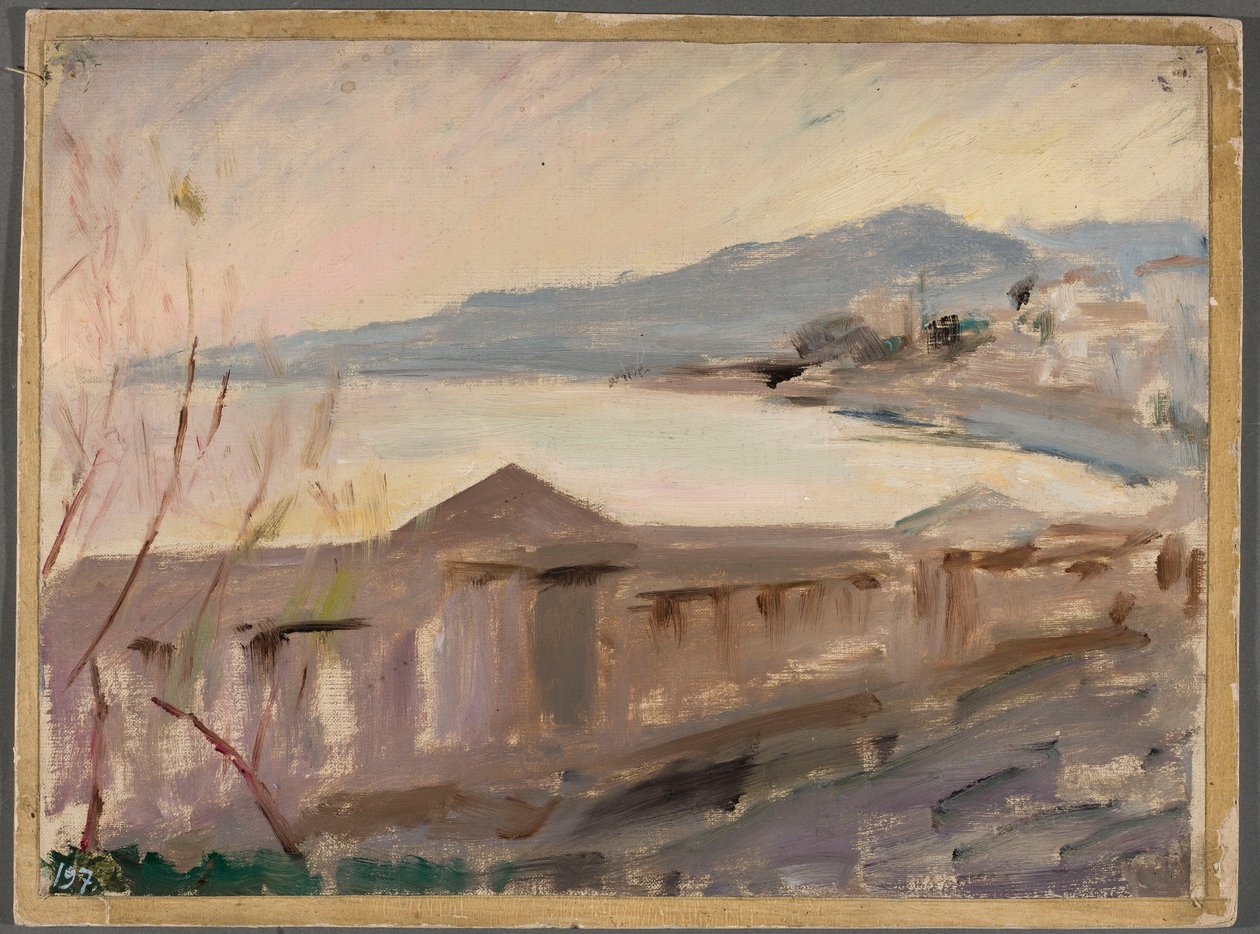 La terraza inferior de la villa Bachczi-Dere. De un viaje a Crimea de Jan Ciągliński