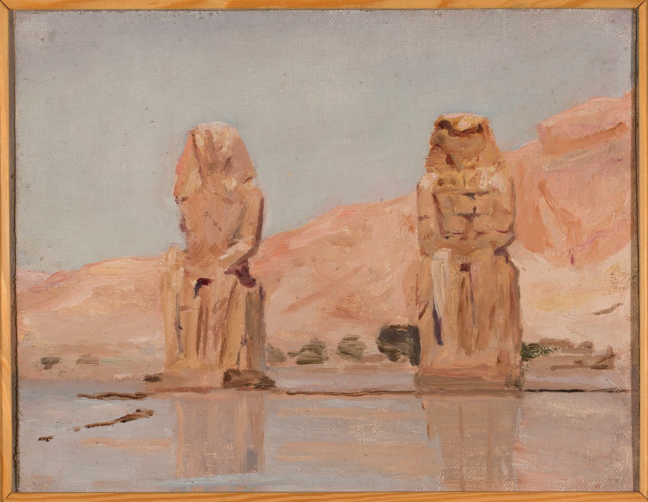 Dos estatuas. De un viaje a Egipto de Jan Ciągliński