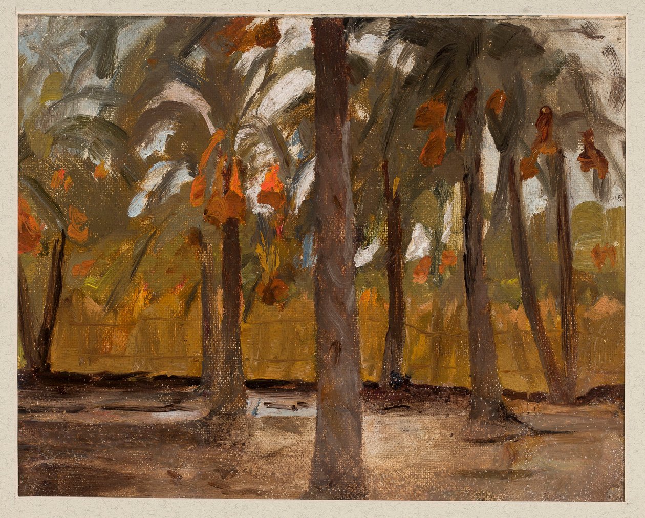 El bosque de palmeras egipcio. De un viaje a Egipto de Jan Ciągliński