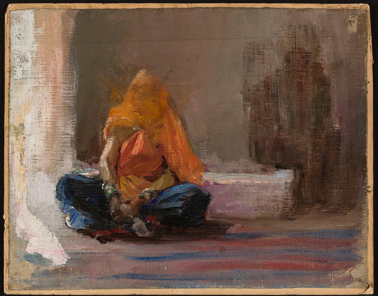 Una mujer india. De un viaje a la India de Jan Ciągliński