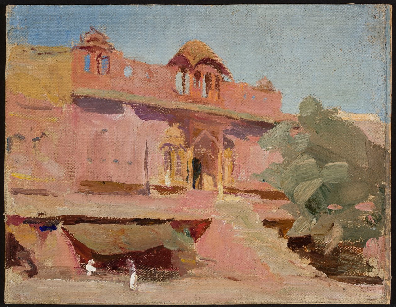 Jaipur - edificios. De un viaje a la India de Jan Ciągliński