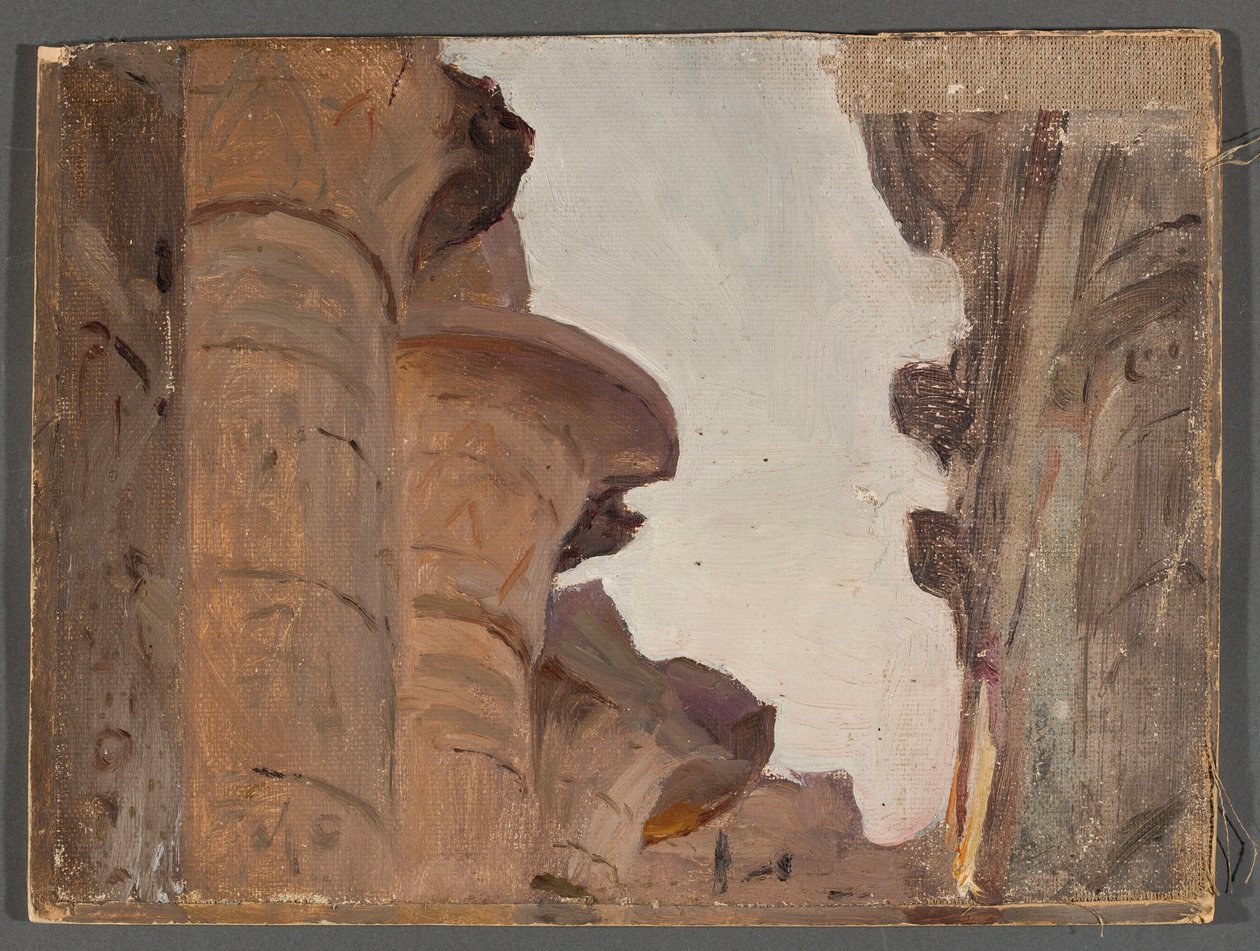 La capilla mayor del templo. De un viaje a Egipto de Jan Ciągliński