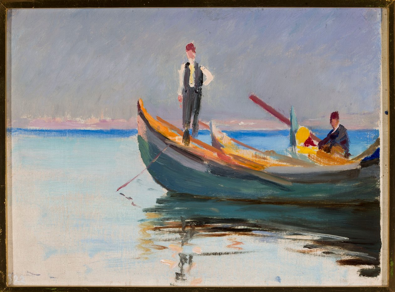 Barcos en el mar. De un viaje a Constantinopla de Jan Ciągliński