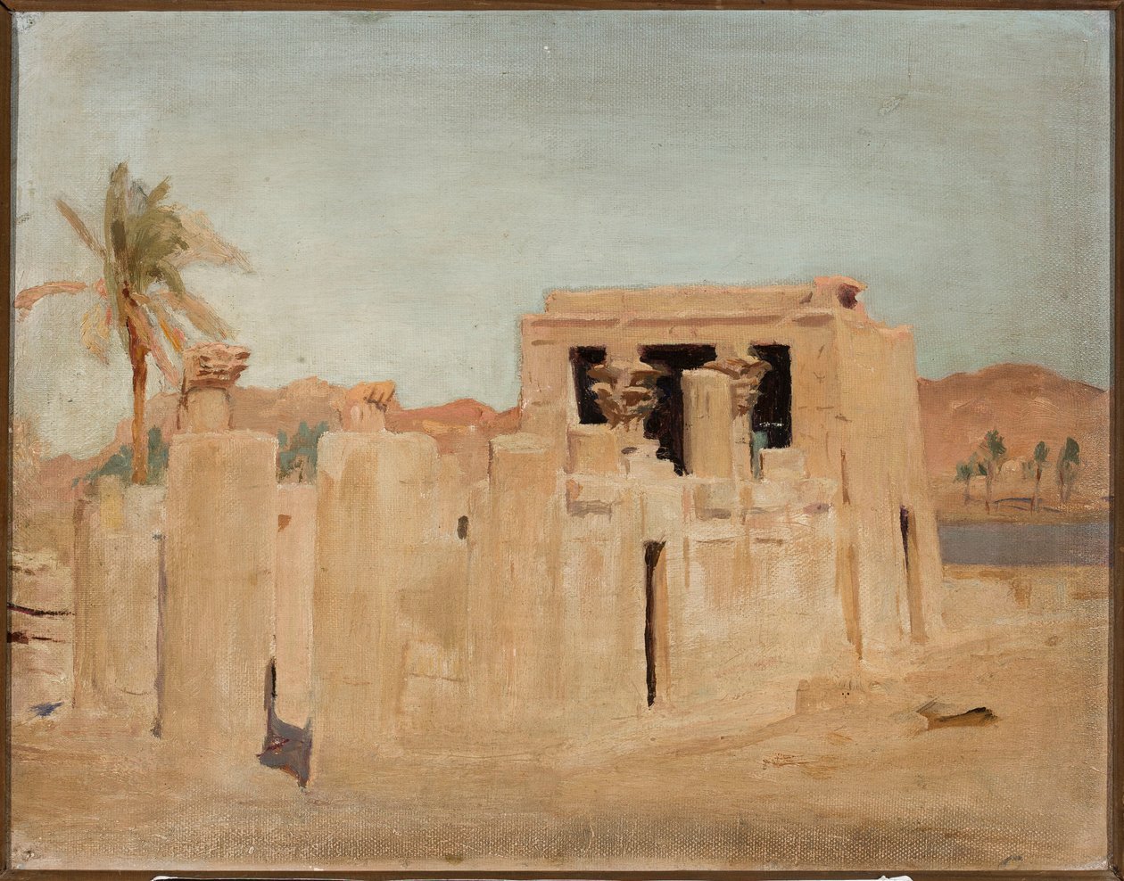 Luxor - Orilla del Nilo. De un viaje a Egipto de Jan Ciągliński