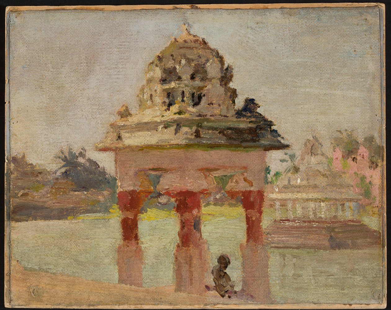 Madrás: un templo con un lago sagrado. De un viaje a la India de Jan Ciągliński