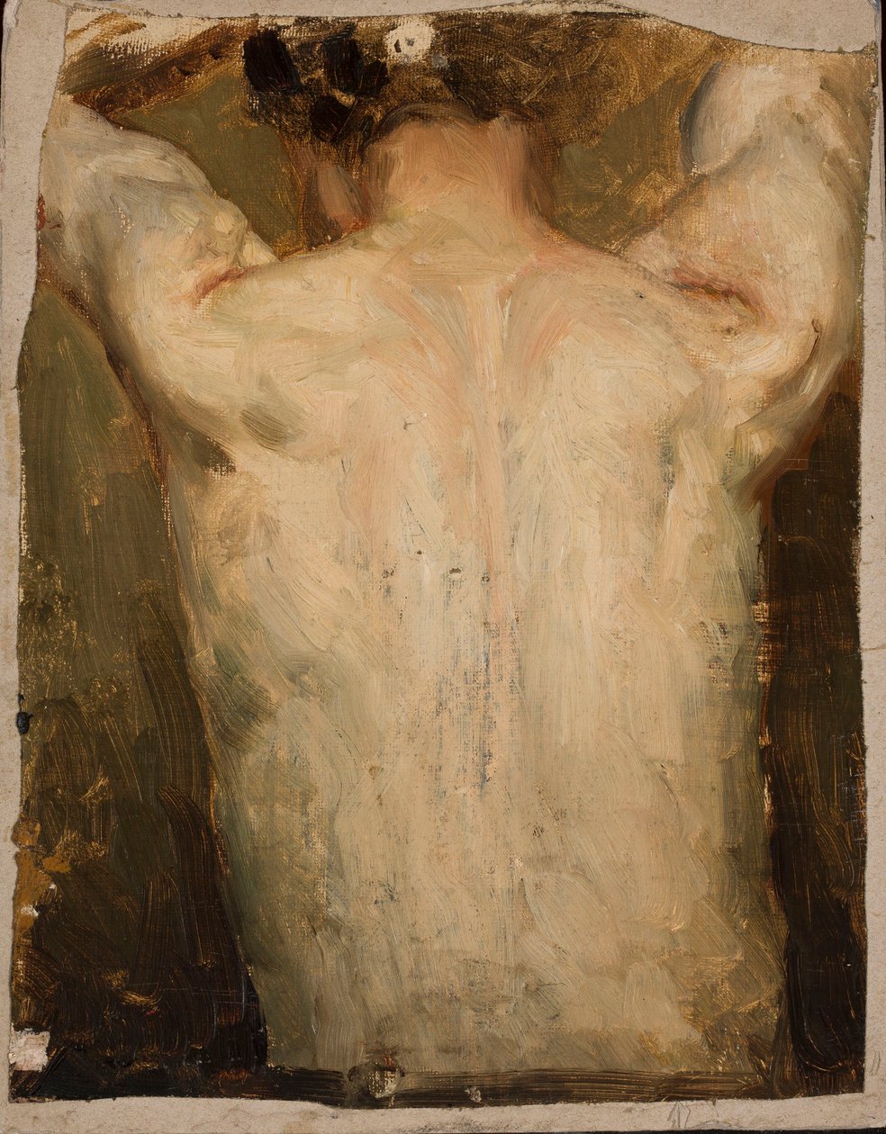 Modelo: la espalda de Jan Ciągliński