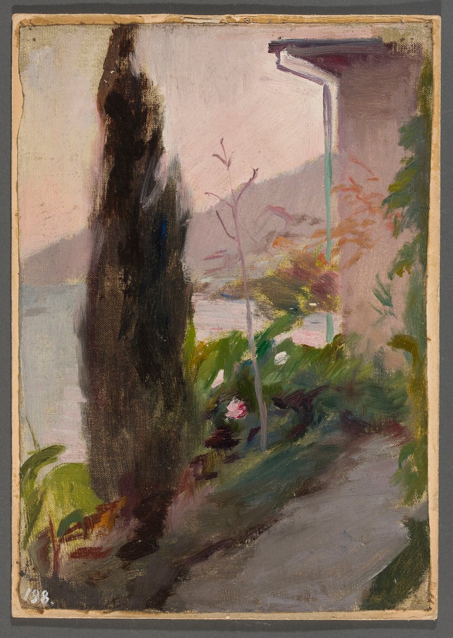Jardín en la villa Bachczi-Dere en Yalta. De un viaje a Crimea de Jan Ciągliński
