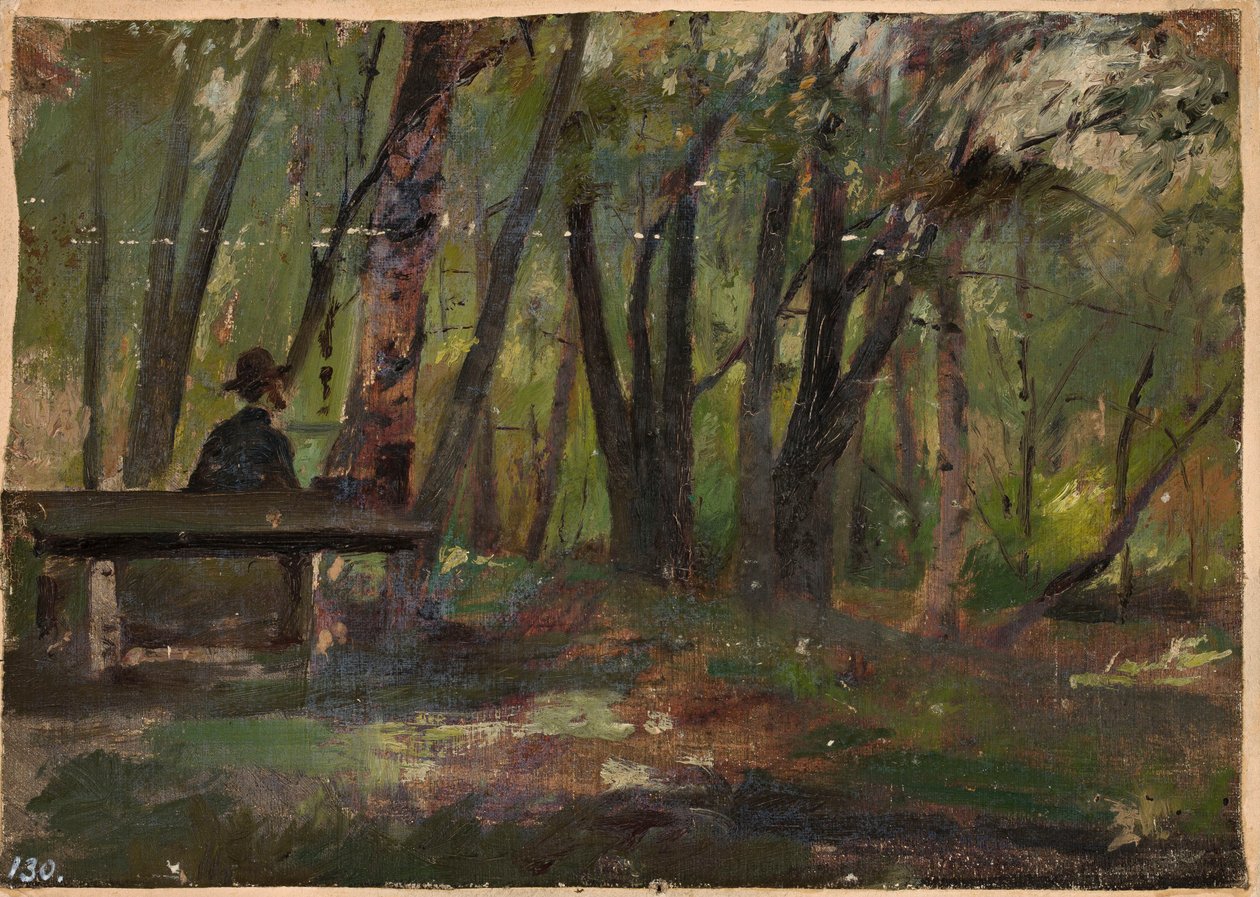 San Petersburgo - parque en la isla de Pedro de Jan Ciągliński