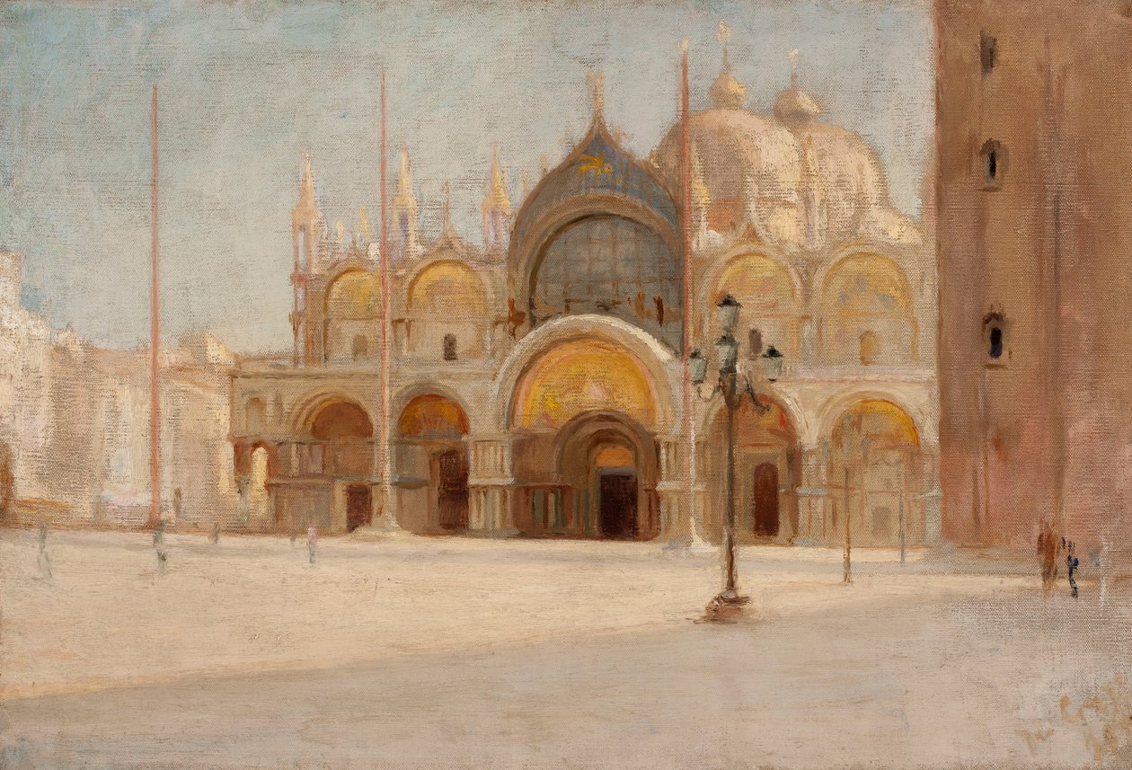 Plaza de San Marcos en Venecia de Jan Ciągliński