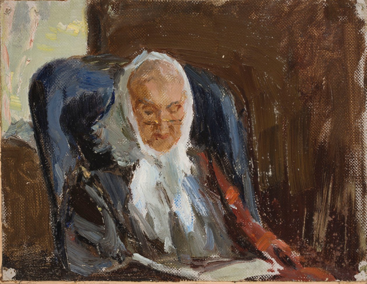 Retrato de María Petrovna Rubtsova, abuela del pintor Rubtsov de Jan Ciągliński