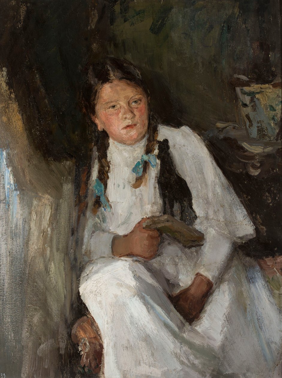 Retrato de una niña de Jan Ciągliński