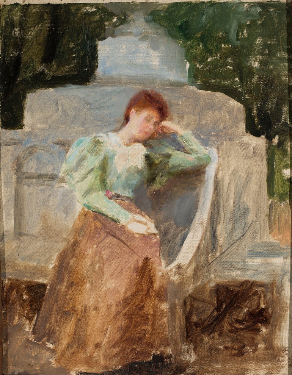 Retrato de la dueña de casa en Taláshkino de Jan Ciągliński