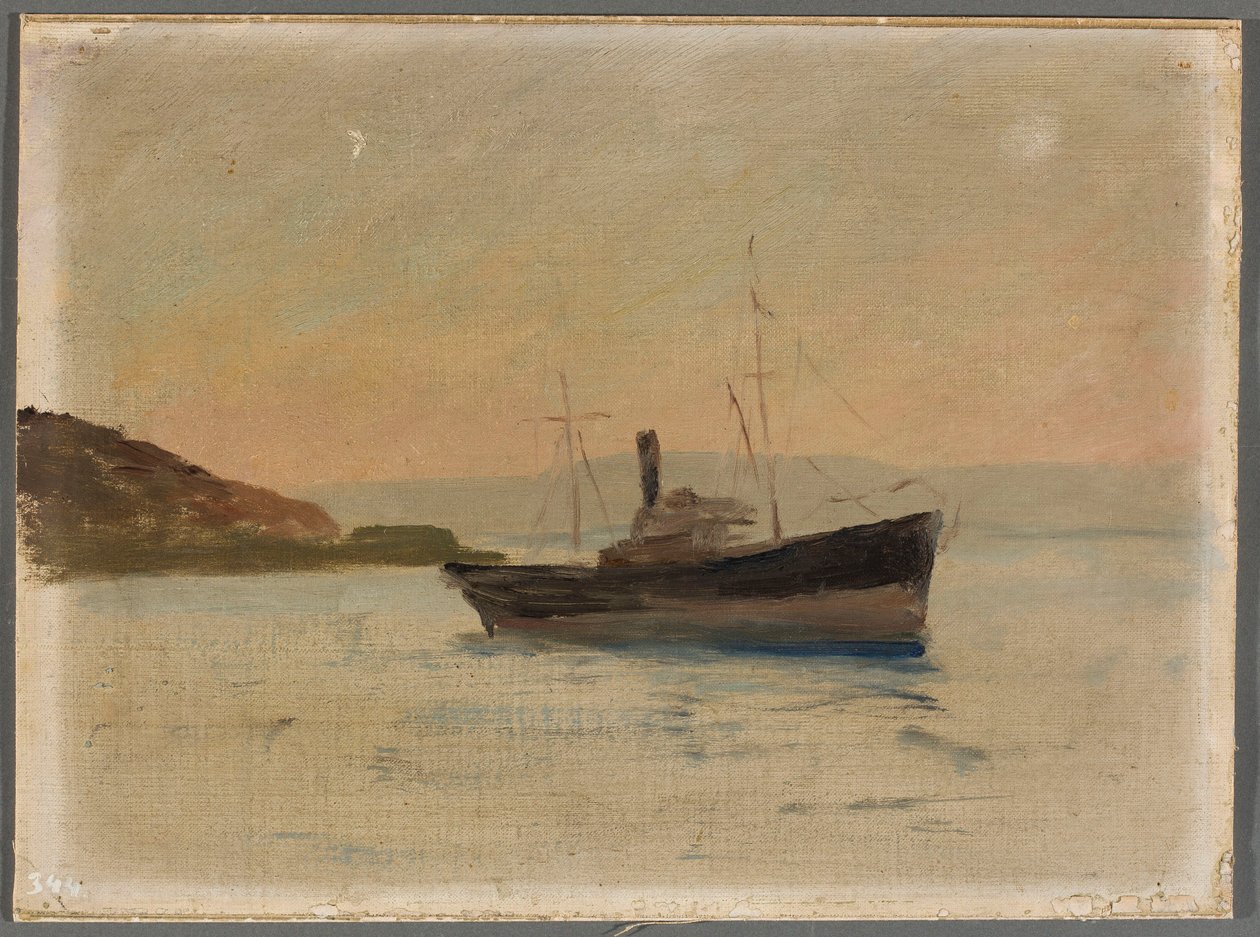 Barco en el mar Negro. De un viaje a Constantinopla de Jan Ciągliński
