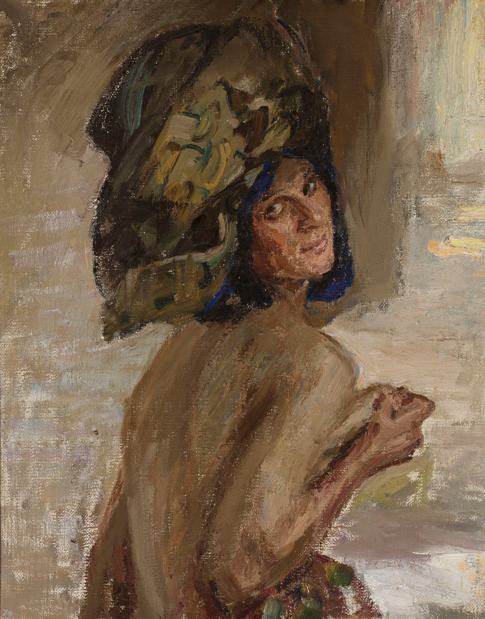 Estudio de una mujer para el cuadro «El amanecer» de Jan Ciągliński