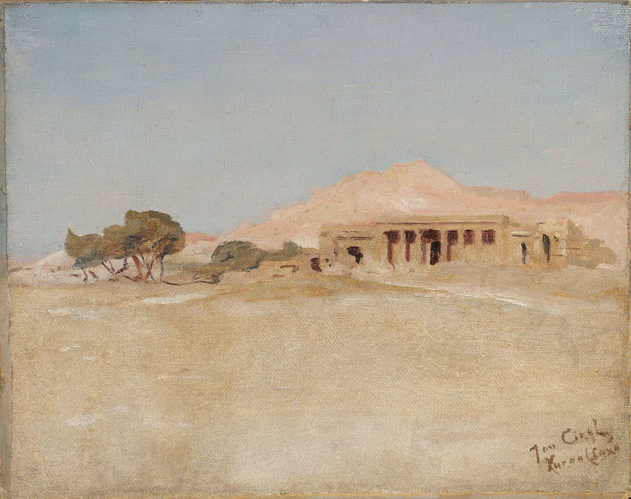 Templo de Kurna - Luxor. De un viaje a Egipto de Jan Ciągliński