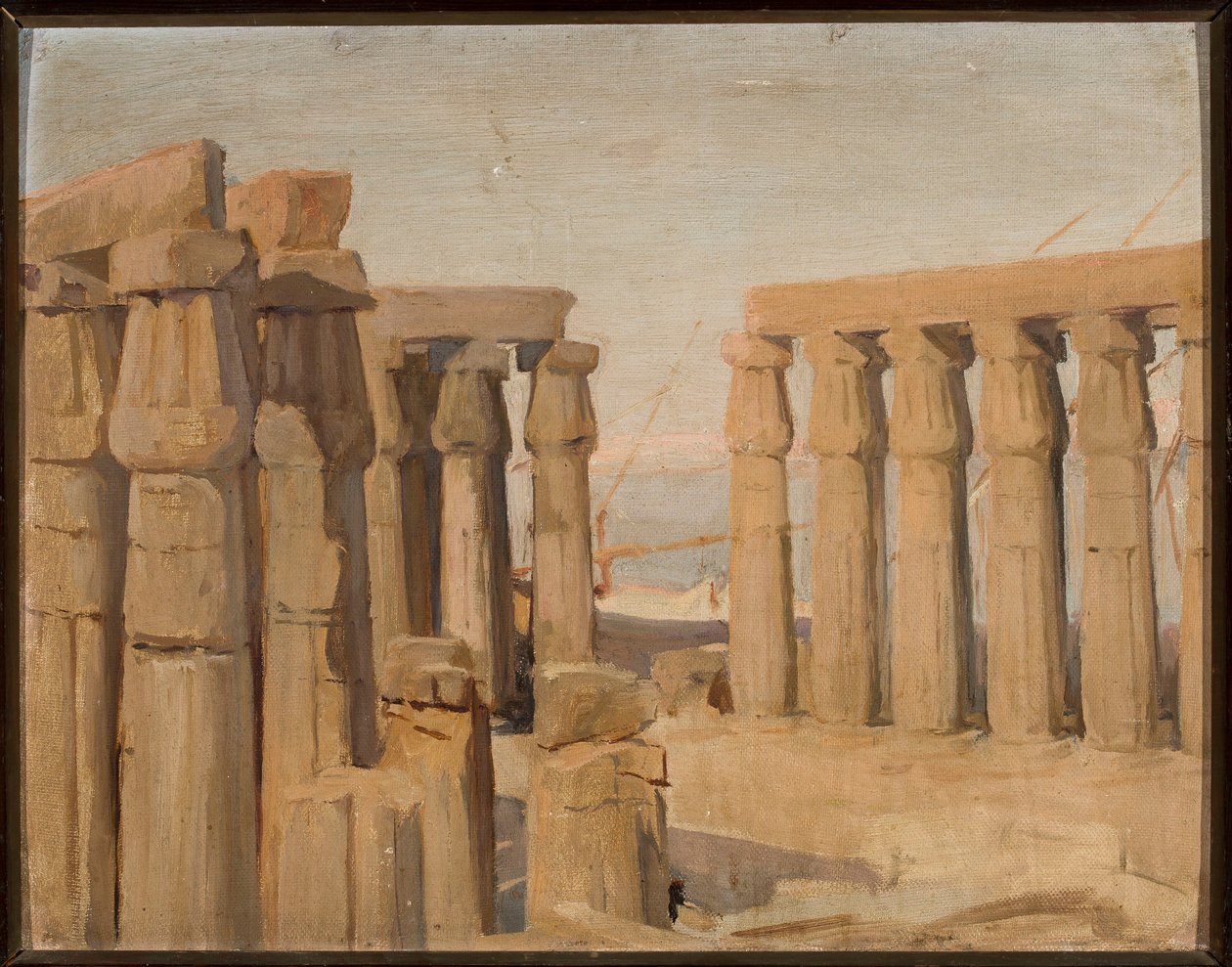 El templo de Luxor. De un viaje a Egipto de Jan Ciągliński