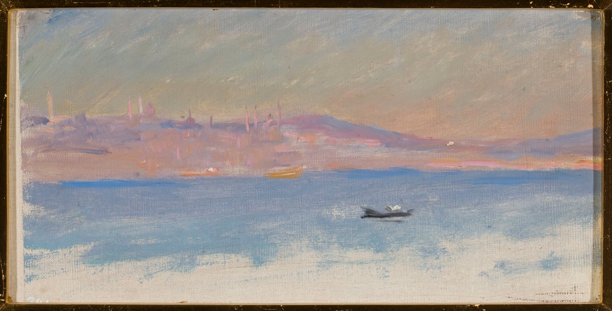 Vista de Constantinopla. Del viaje a Constantinopla de Jan Ciągliński