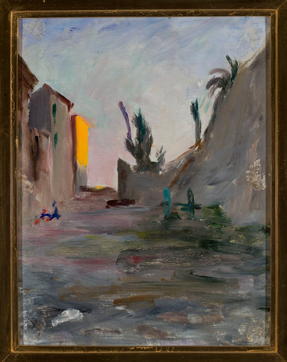 Atardecer en Bordighera. De un viaje a Italia de Jan Ciągliński