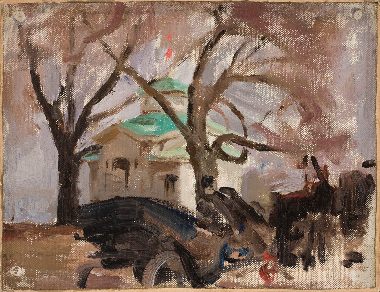 La primavera en la isla de Yelagina, en San Petersburgo de Jan Ciągliński