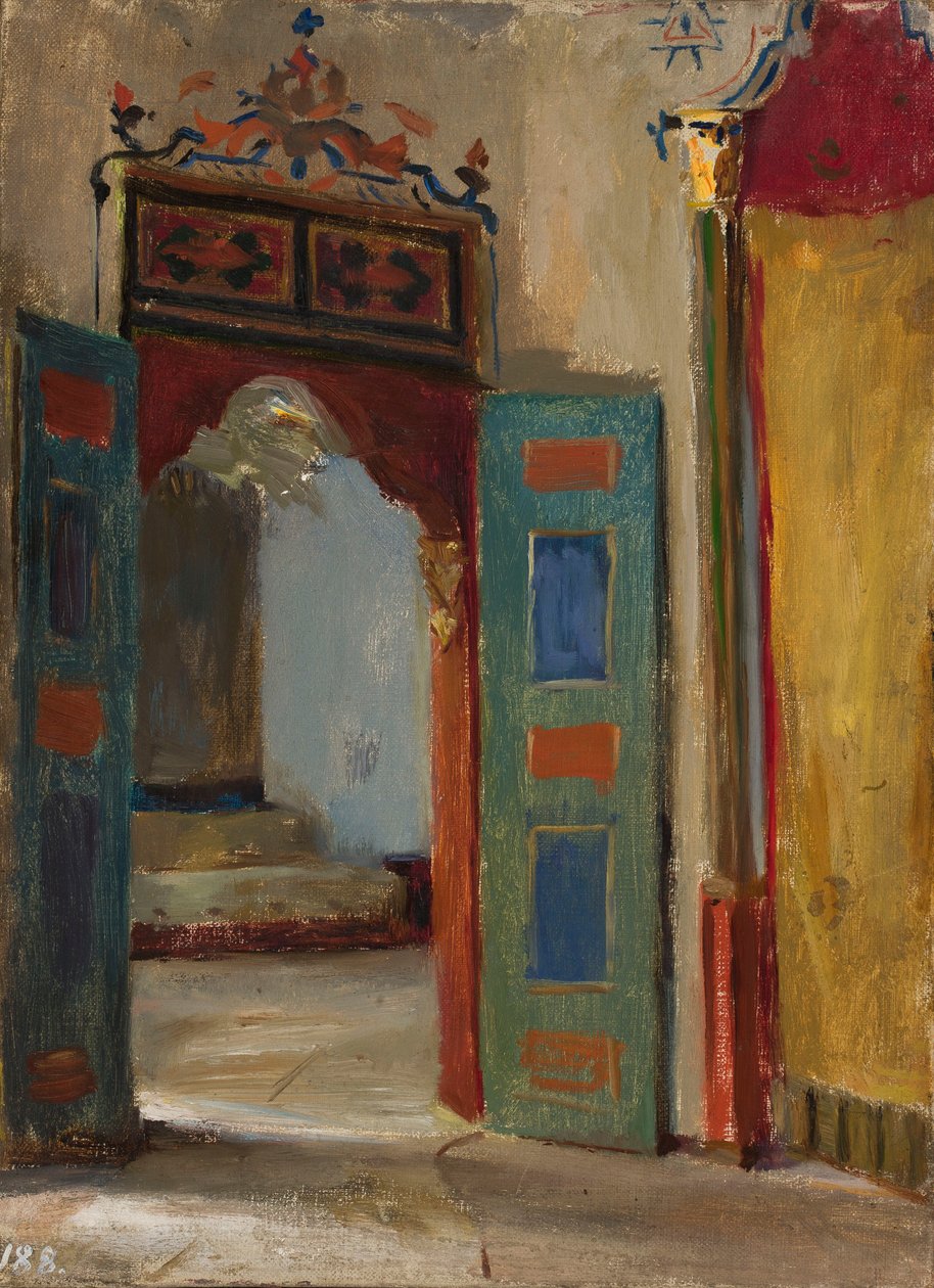El interior del palacio del kan en Bakchisaray. De un viaje a Crimea de Jan Ciągliński