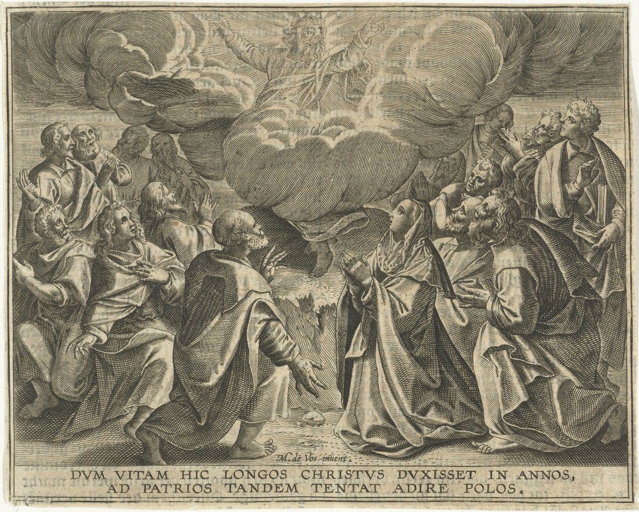 Ascensión de Cristo de Jan Collaert (II)