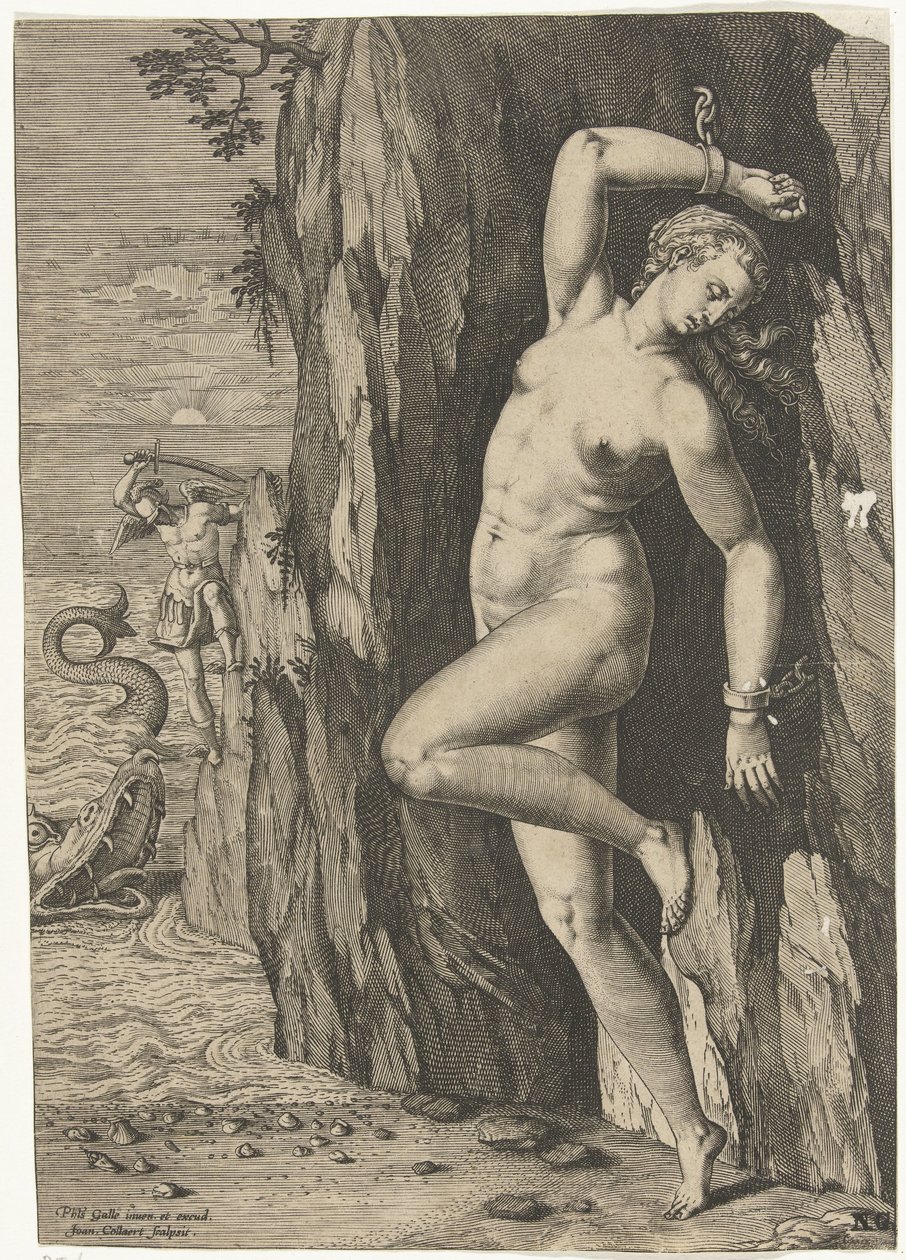 Perseus en Andromeda de Jan Collaert (II)