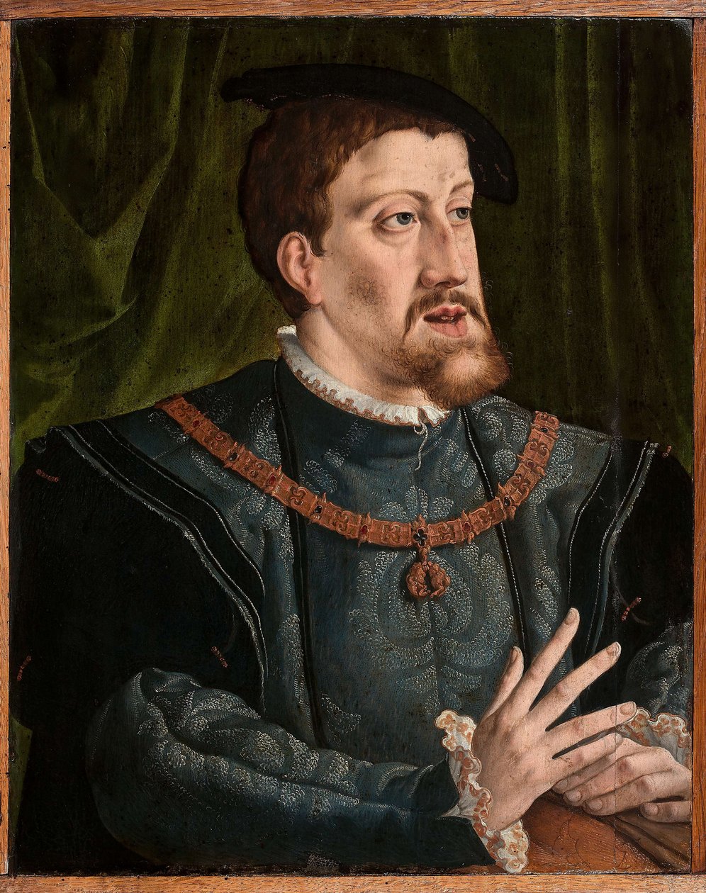 Retrato del Emperador Carlos V 1500-1558 de Jan Cornelisz. Vermeyen