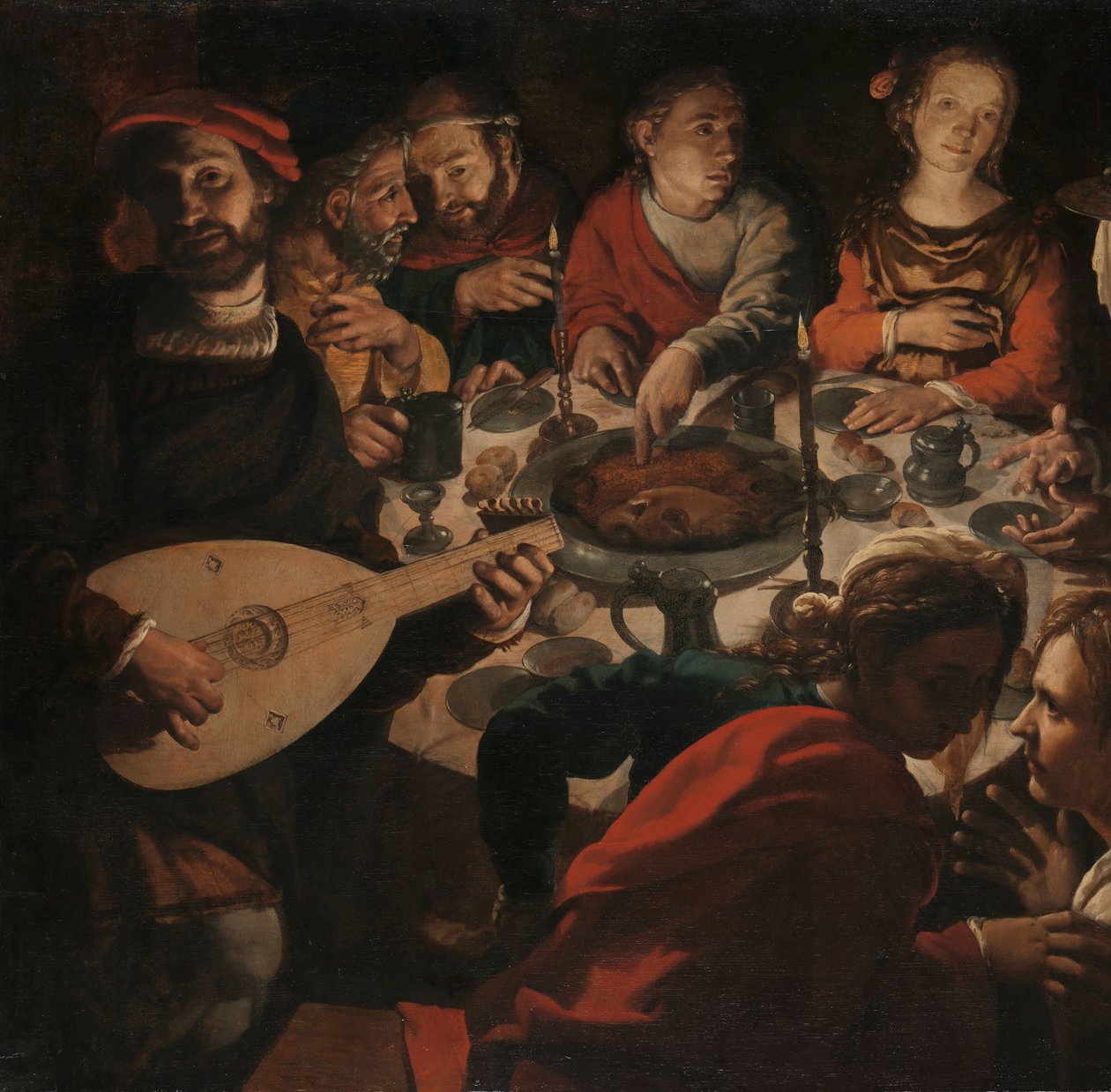 Las bodas de Caná
La llamada de San Juan durante las bodas de Caná de Jan Cornelisz Vermeyen