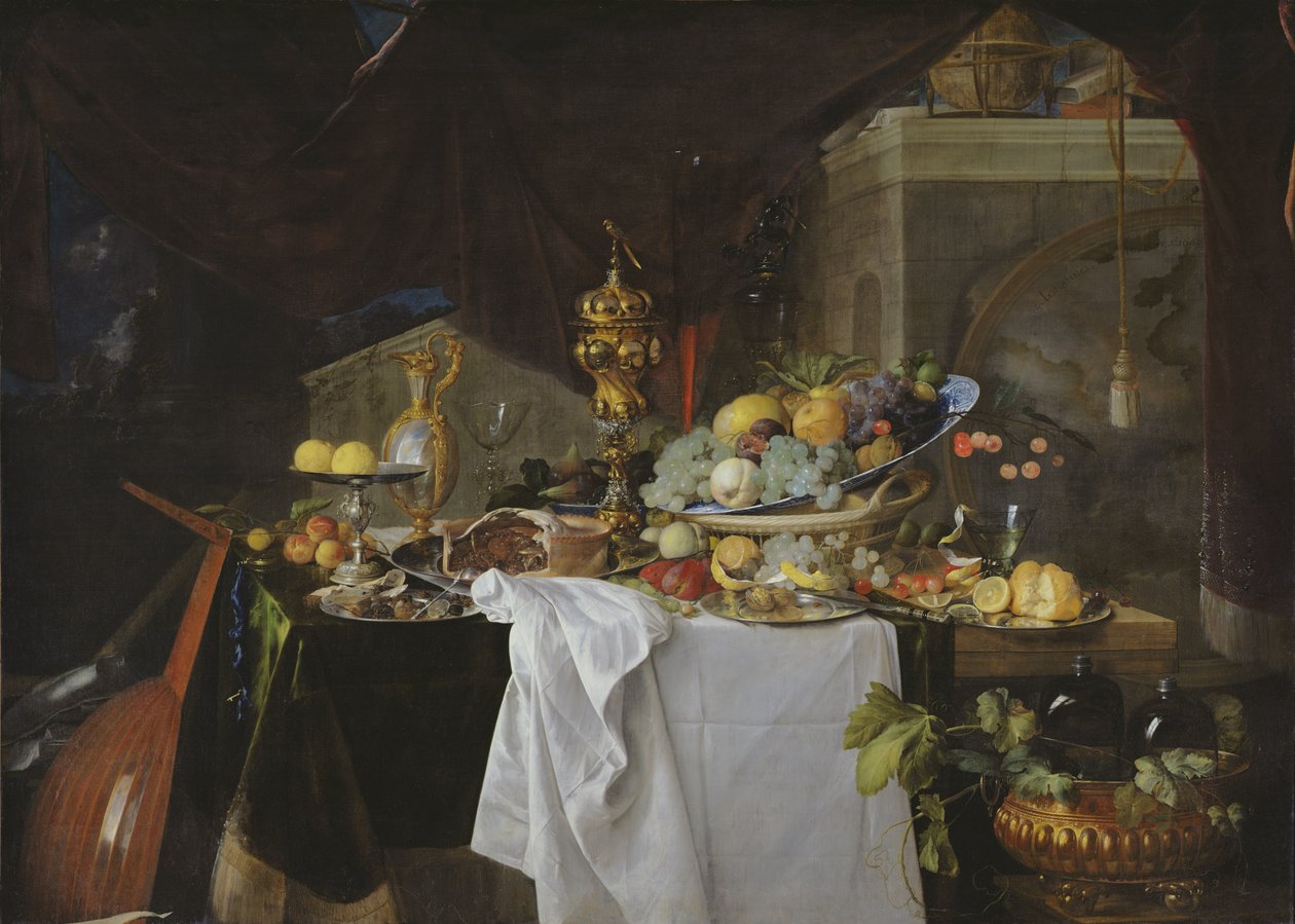 Naturaleza Muerta, 1640 de Jan Davidsz de Heem