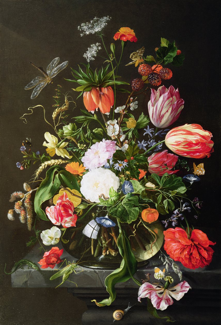 Naturaleza muerta de flores de Jan Davidsz de Heem