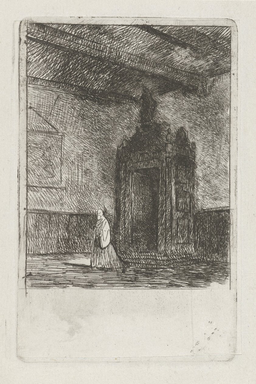 Interior de un edificio litúrgico de Jan Diederikus Kruseman