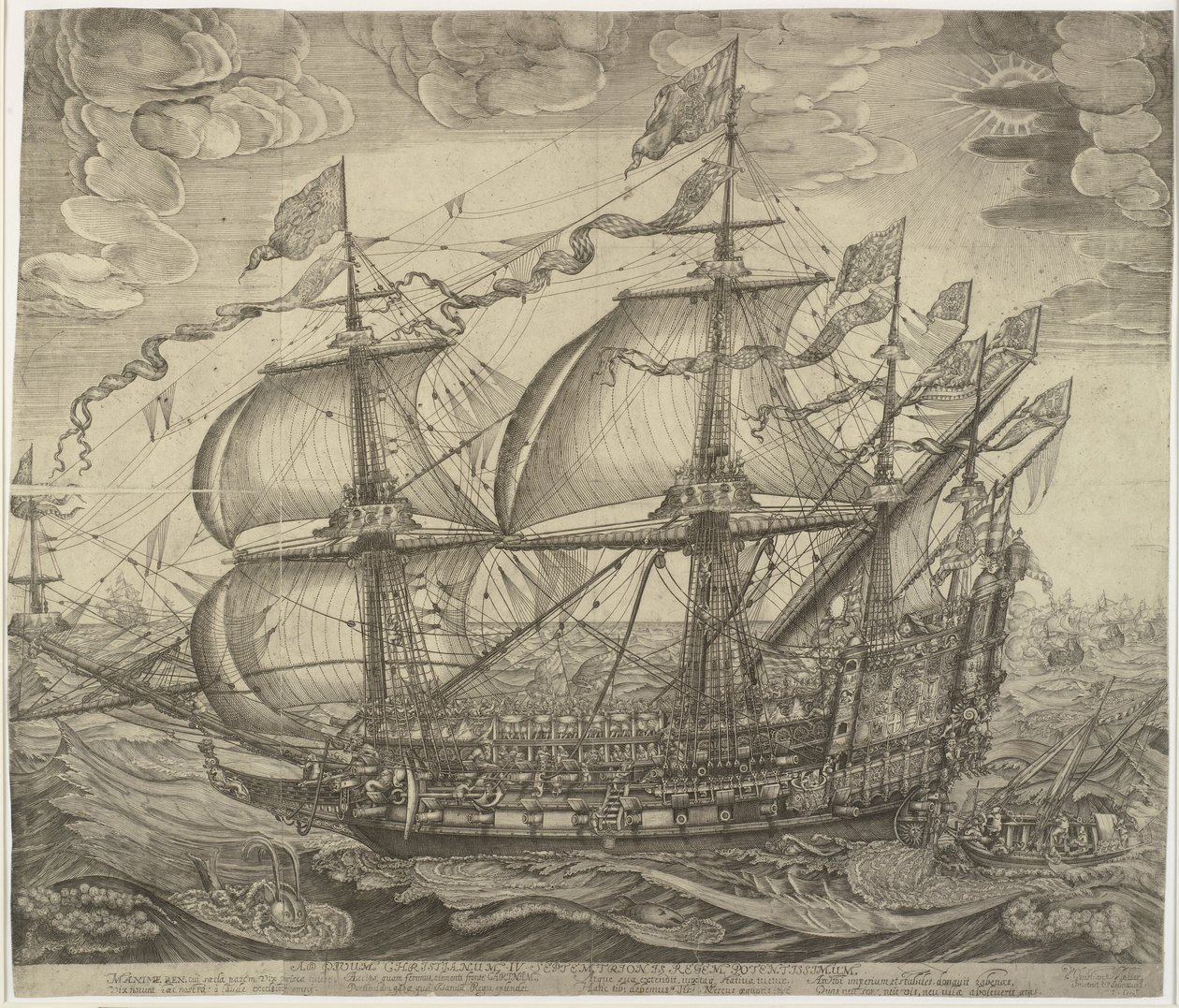 El buque de guerra Trekroner de Jan Diricks van Campen