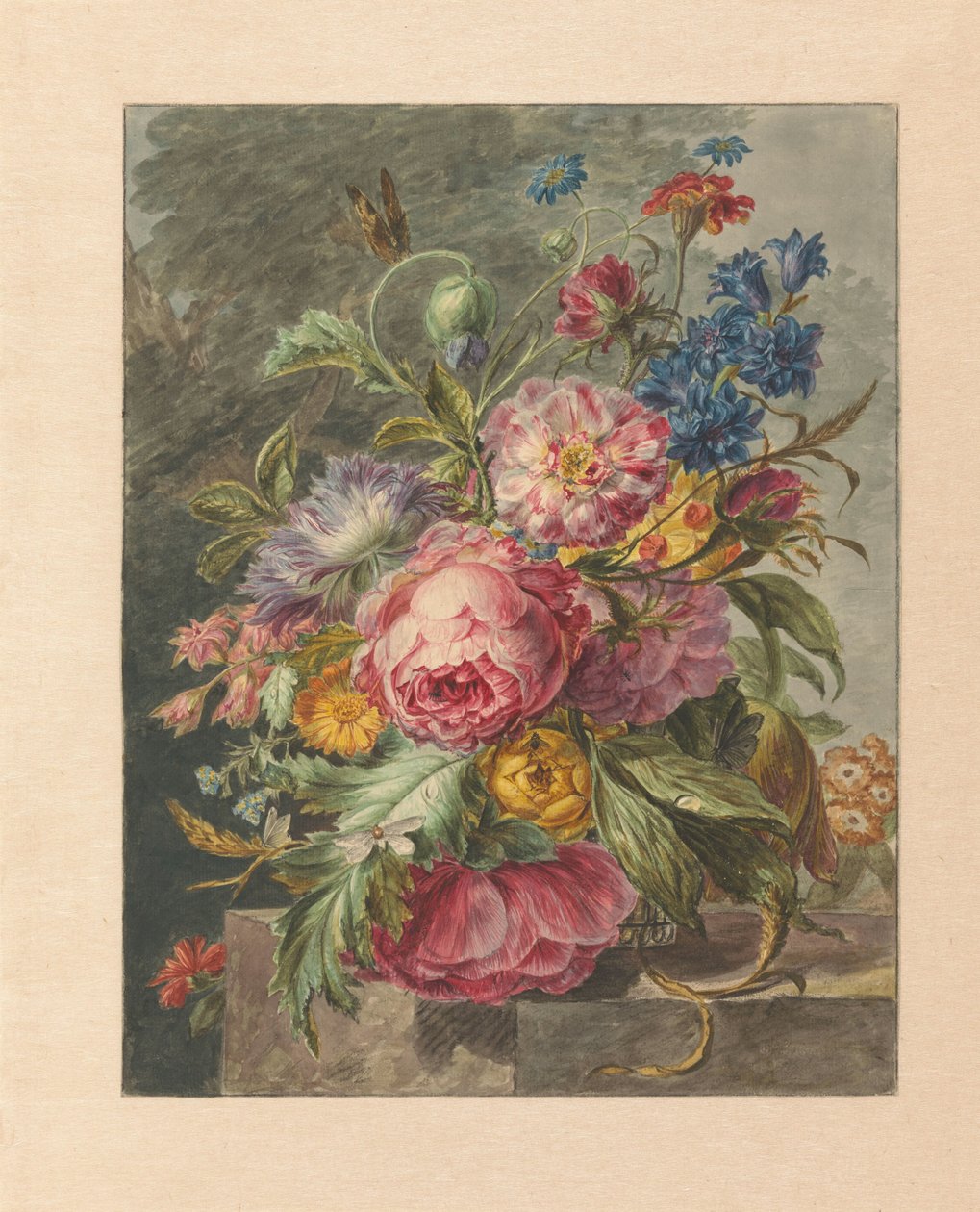 Bodegón con flores de Jan Evert Morel (I)