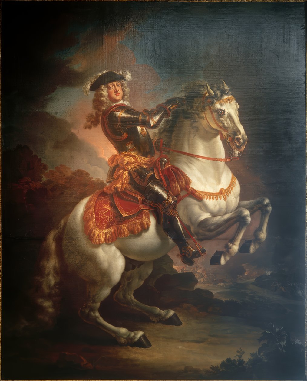 Retrato ecuestre del elector Juan Guillermo de Palatinado-Neoburgo de Jan Frans Douven