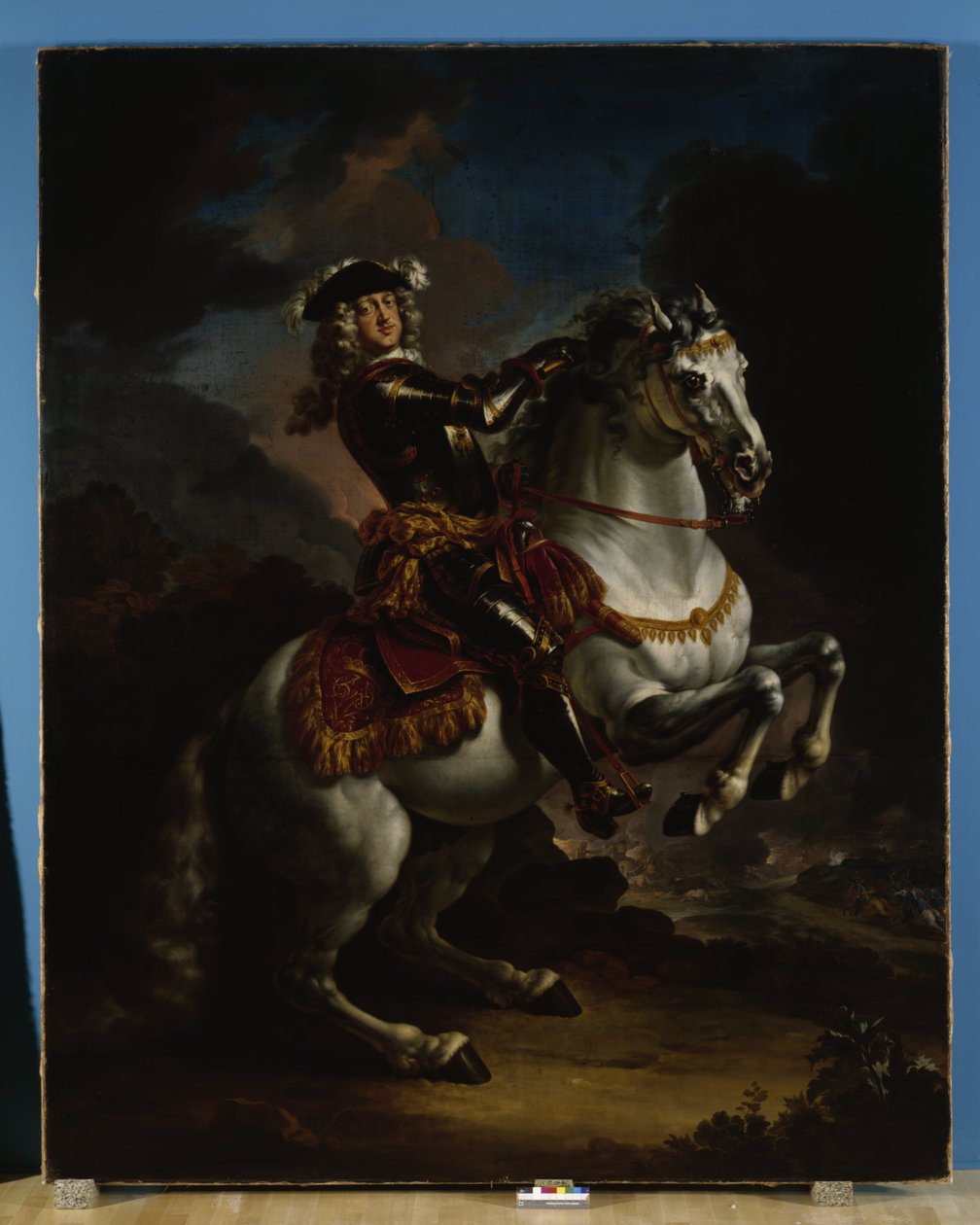 Elector Johann Wilhelm de Palatinado-Neuburg a caballo de Jan Frans van Douven