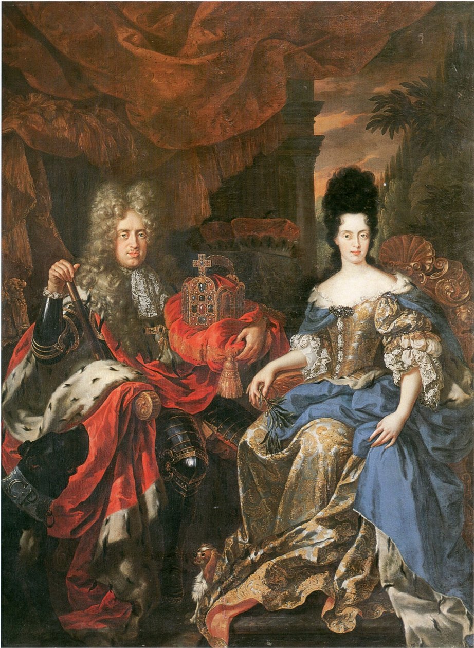 Alemán: Doppelbildnis Johann Wilhelm von der Pfalz und Anna Maria Luisa de