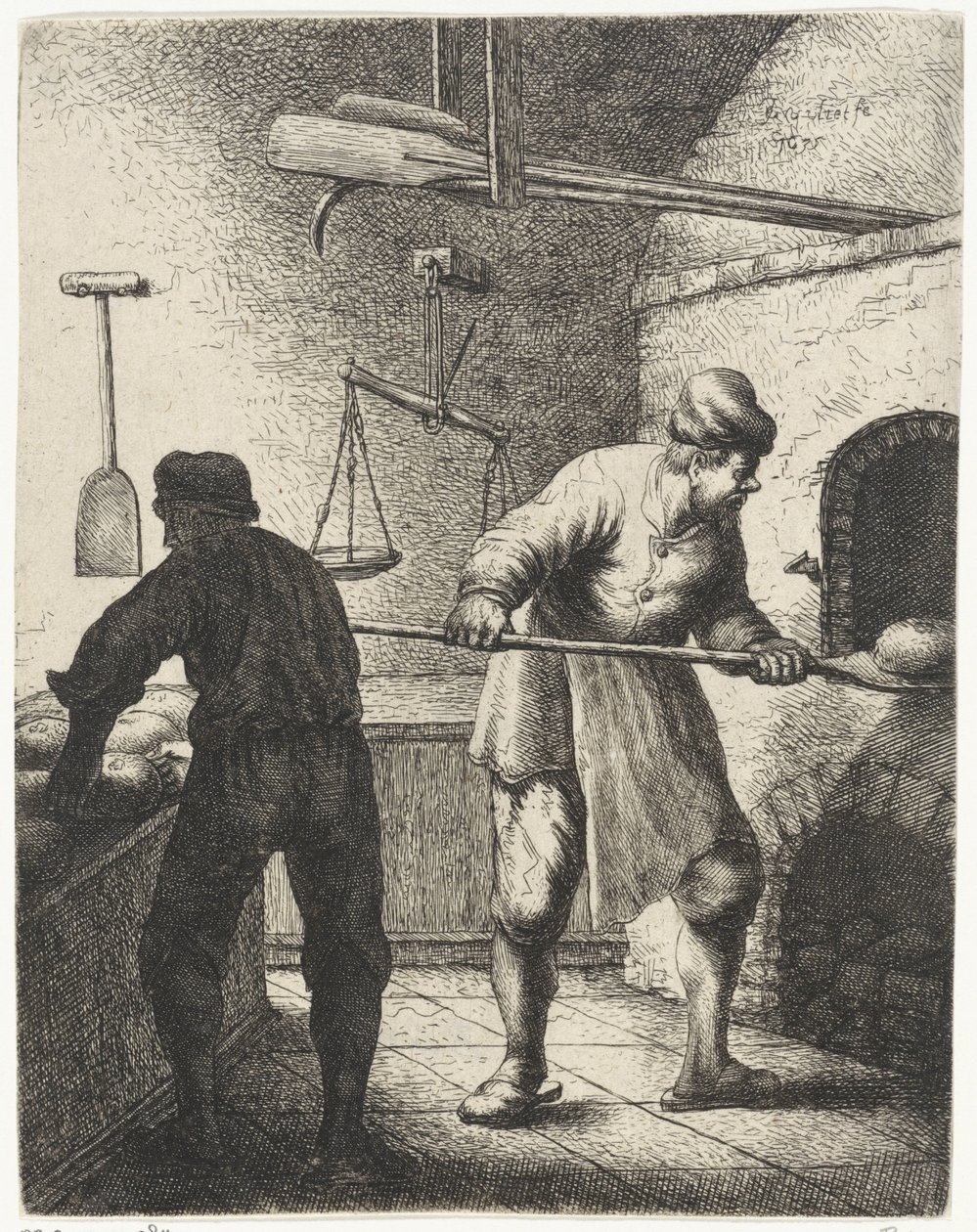 Panadero Ocupaciones (título de la serie) de Jan Gillisz. van Vliet