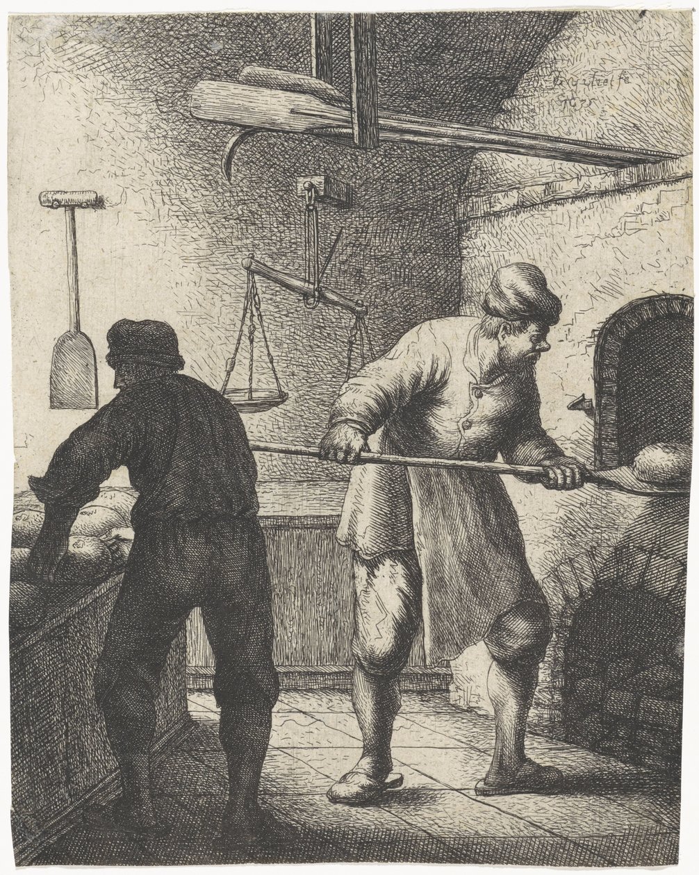 Panadero Ocupaciones (título de la serie) de Jan Gillisz. van Vliet