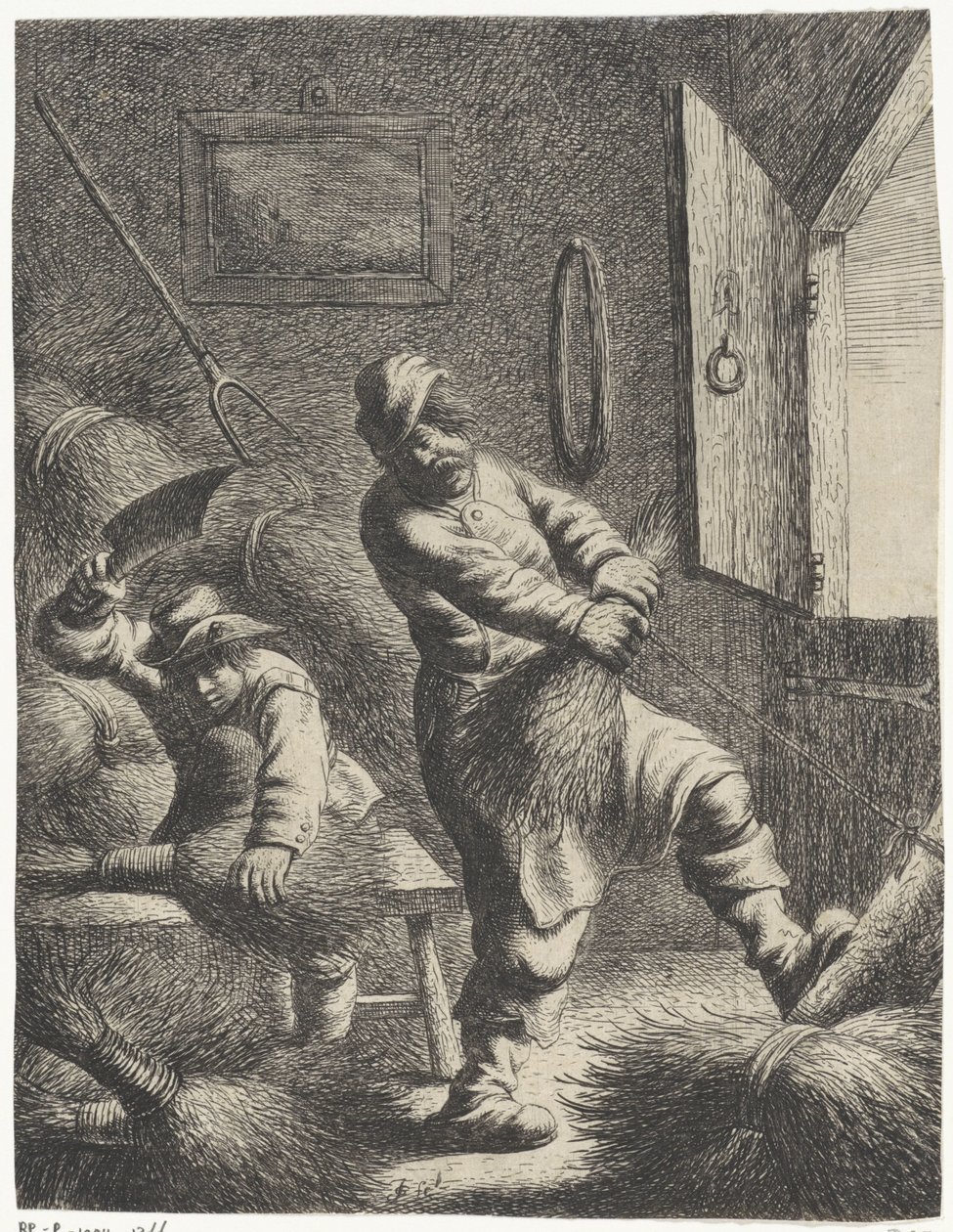 carpeta de escoba Ocupaciones (título de la serie) de Jan Gillisz. van Vliet