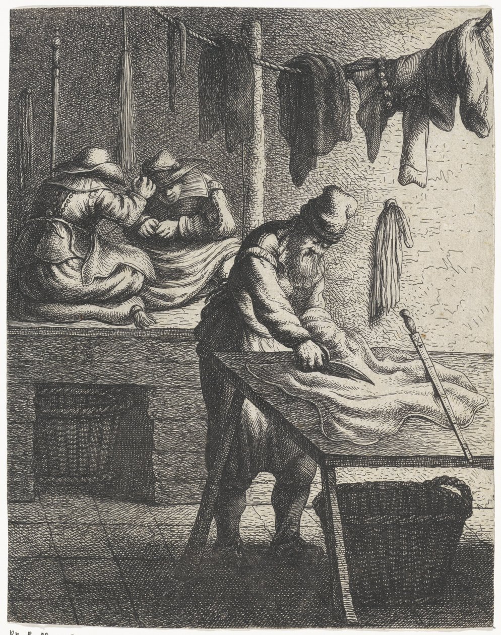 Sastre Ocupaciones (título de la serie) de Jan Gillisz. van Vliet