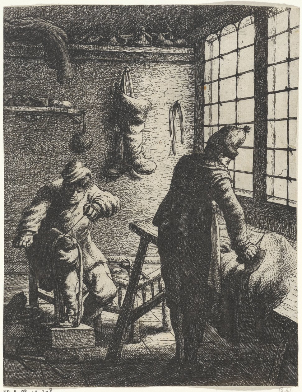 zapateros Ocupaciones (título de la serie) de Jan Gillisz. van Vliet