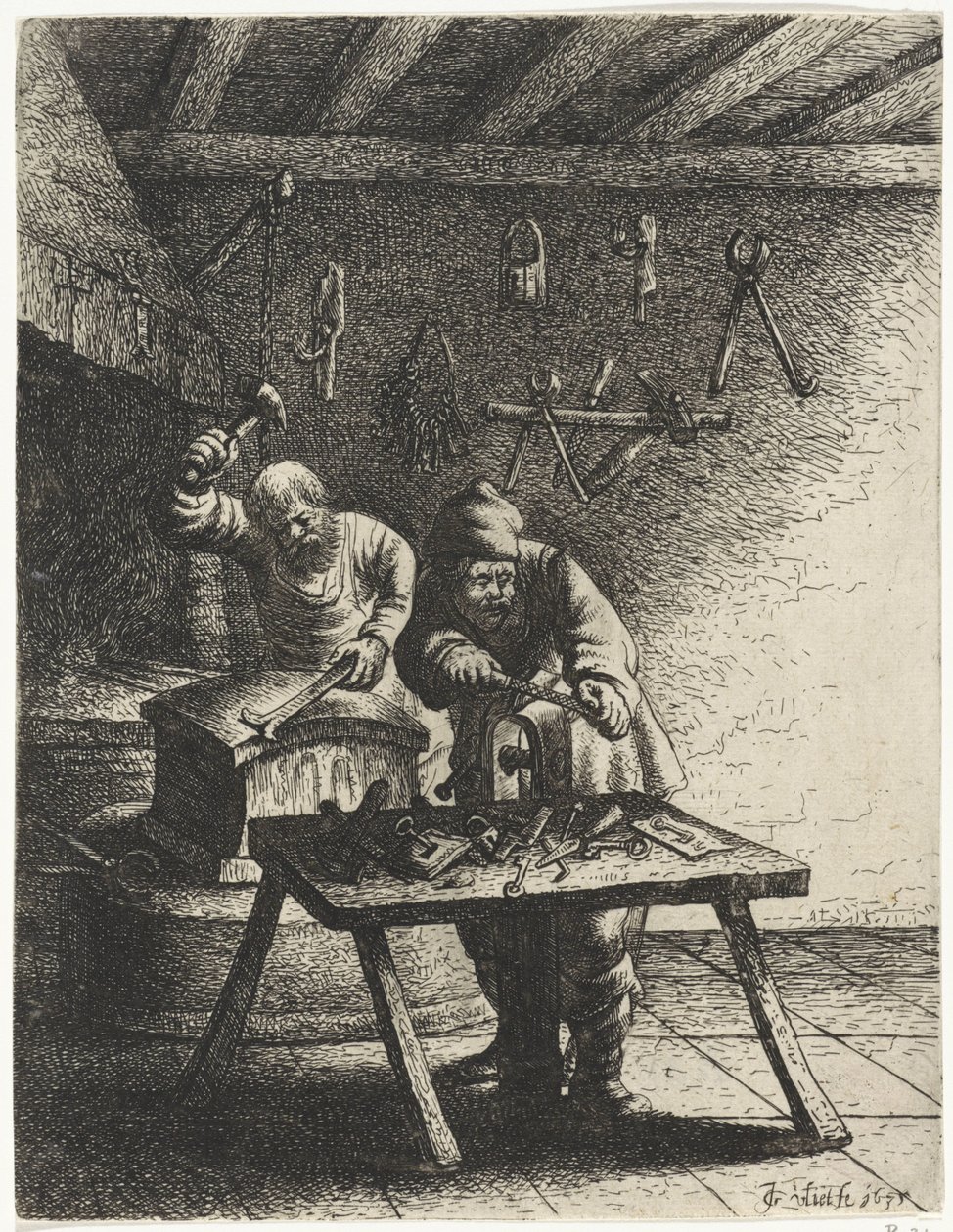 cerrajeros Ocupaciones (título de la serie) de Jan Gillisz. van Vliet
