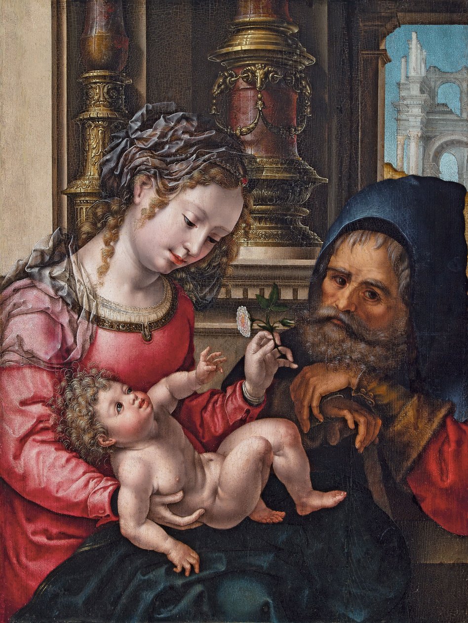 La Sagrada Familia de Jan Gossaert