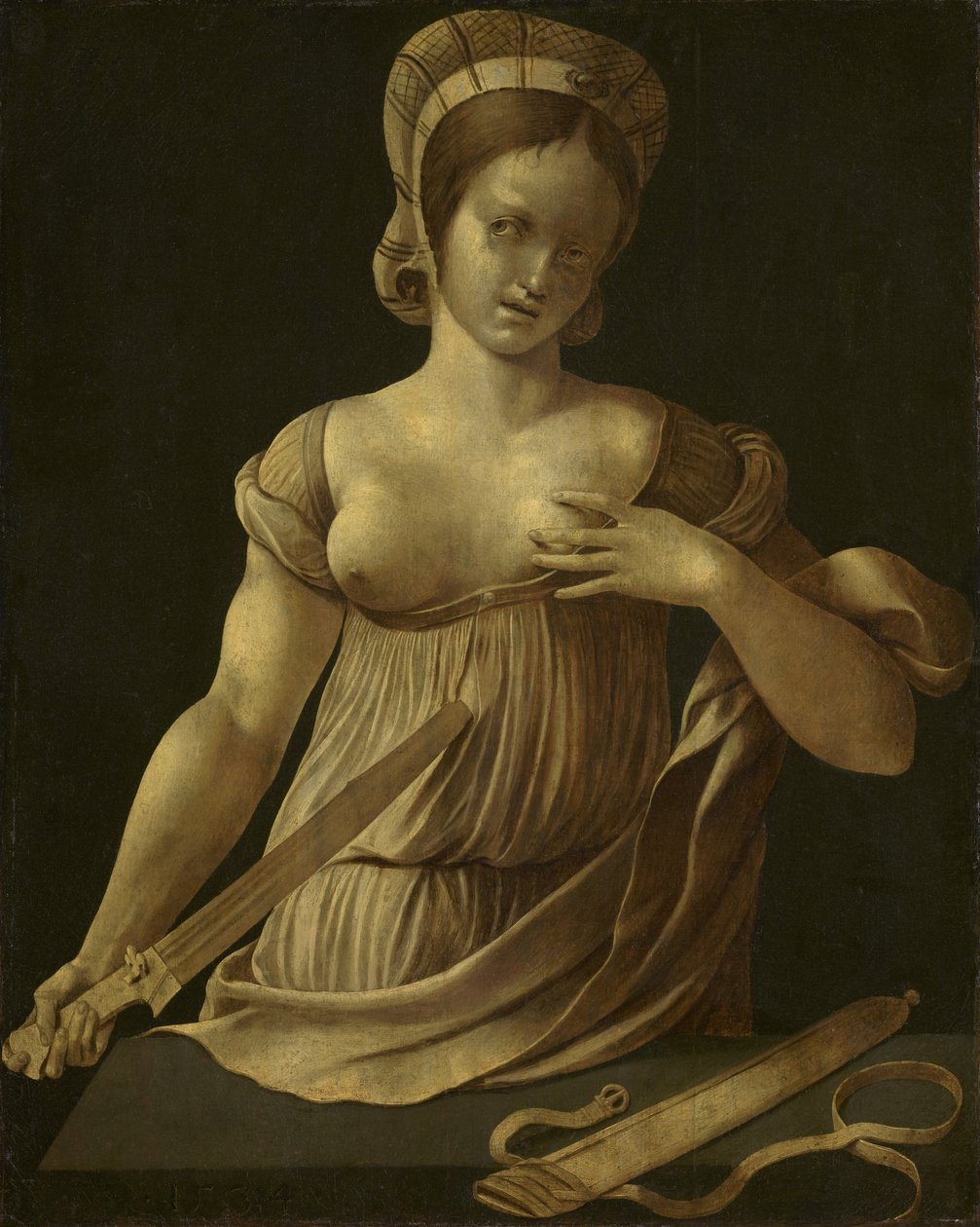 Lucrecia, 1534 de Jan Gossaert