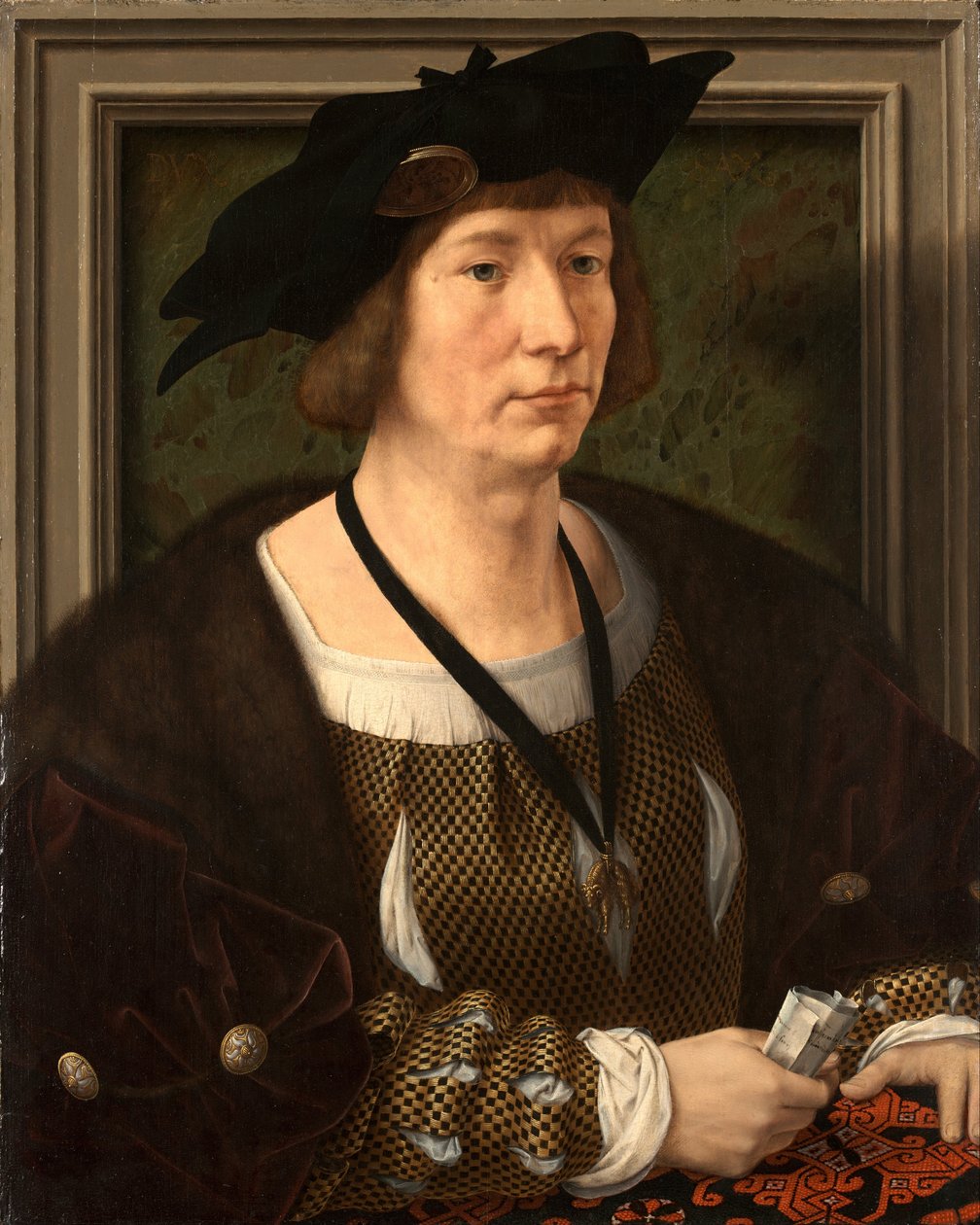 Retrato de Enrique III de Nassau-Breda 1483-1538 de Jan Gossaert