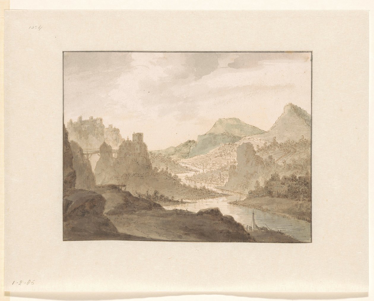 Paisaje fluvial de Jan Griffier (I)