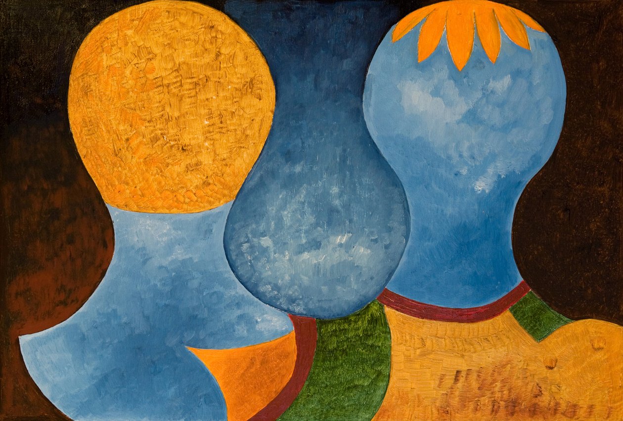 Dos gemelos pero solo una corona naranja, 2005 de Jan Groneberg