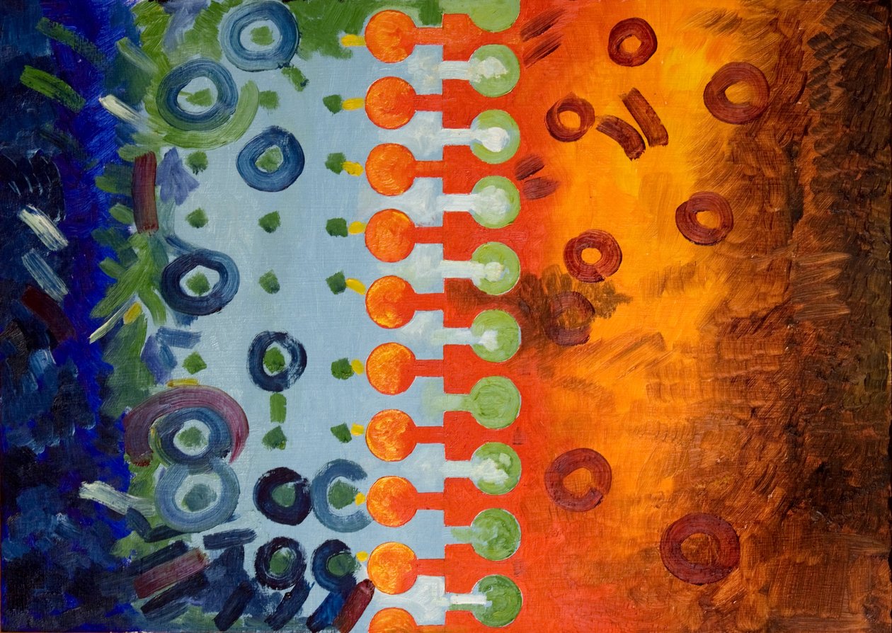 Cremallera conectando caliente y frío, 2006 de Jan Groneberg